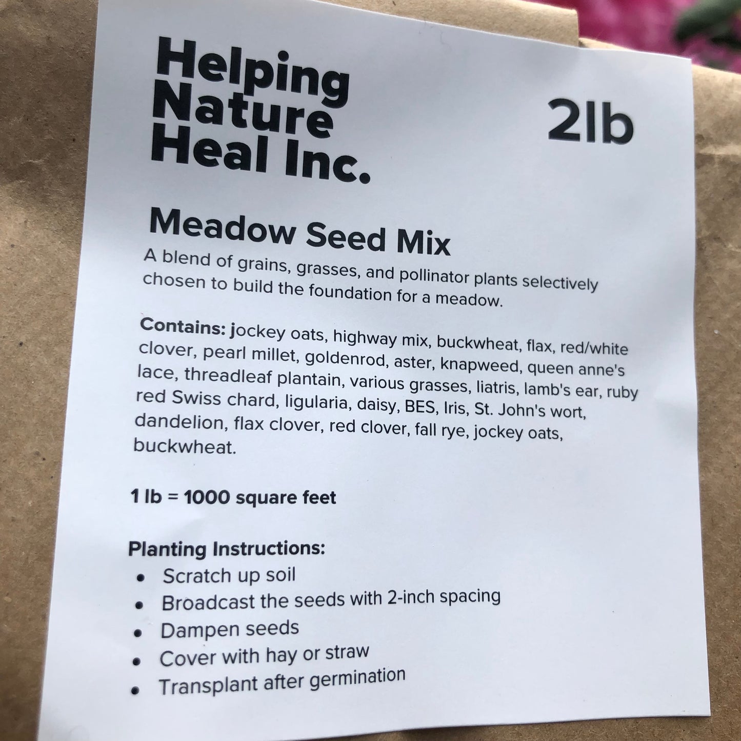 Meadow Seed Mix